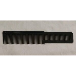 Vintage Wahl USA Flat Top Professional Hair Styling Salon Clipper Comb Black 8"